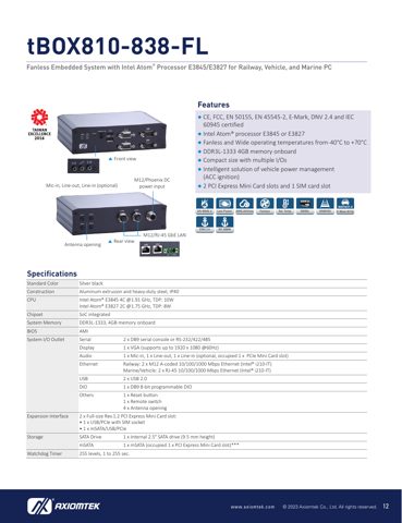 Axiomtek Co., Ltd. tBOX810-838-FL – Drawing (c709b47e1199_S1-1 S. 1)