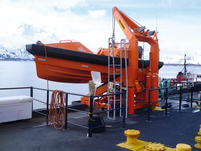 Palfinger Marine Safety AS Launching Appliance for Rescue Boat (Type PRHE 25-2)