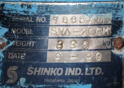 Shinko SVA 200M