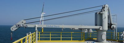 Davit International / Global Davit (Germany) Freefall / Gravity / Crane Davit