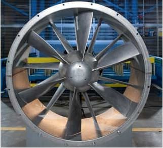 Novenco Marine ZerAx Supply 3000m3h engine room