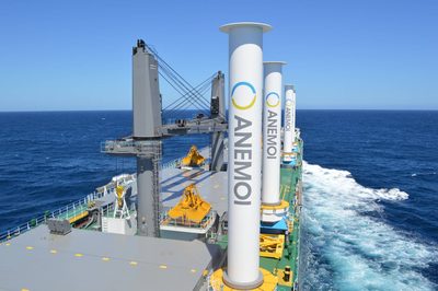 Anemoi Marine Technologies Ltd. Anemoi Technologies Ltd. Generation 2.1 Rotor Sail 5m x 35m