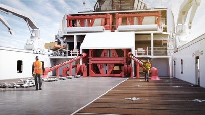 PALFINGER Marine Anchor Handling and Towing (AHT) Winch