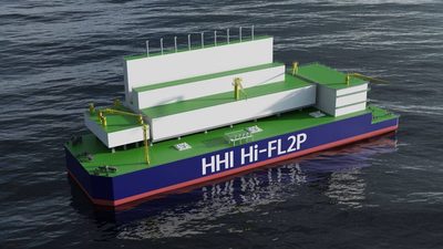 HD Hyundai Heavy Industries Co., Ltd Hyundai Heavy Industries Co., Ltd. 5m x 30m "Hi-Rotor" rotor sail