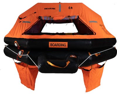 Revere Survival Inc. REVERE USCG/SOLAS Low Profile Life Raft, 4-Person B-Pack