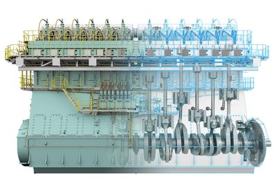 WinGD (Winterthur Gas & Diesel) WinGD X52DF-2.1 Two-Stroke Engine