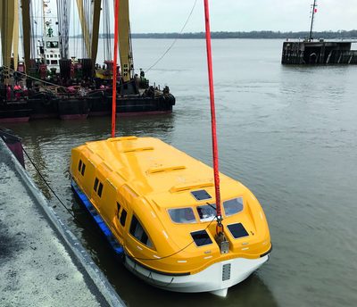 Hatecke Hatecke Freefall Lifeboat 65P Diesel Outboard-C