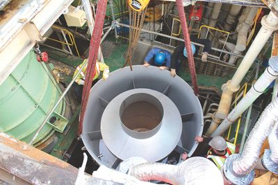 LAB S.A. DeepBlueLAB SOx Exhaust Gas Scrubber installed onboard NEW YORK EXPRESS (IMO: 9501332)