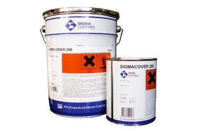 PPG Coatings Europe B.V. SIGMACOVER™ 280 (1 x 75 µm) and SIGMAGUARD 425 (1 x 250 µm)