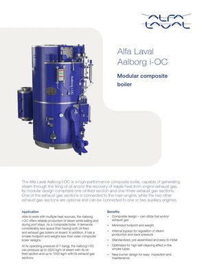 Alfa Laval Aalborg (Denmark) OL Series (Oil-Fired Auxiliary Boiler)