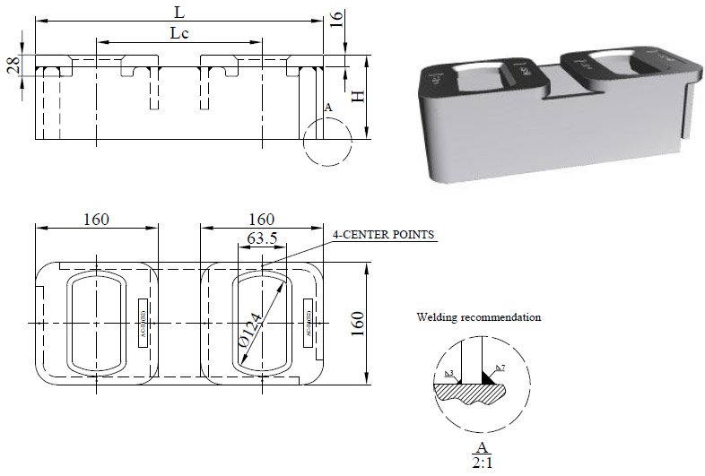 Sclashing Shanghai Foundation RF-2F-203/110, Foundation RF-2F-216/110, Foundation RF-2F-258/110, Foundation RF-2F-Lc/H