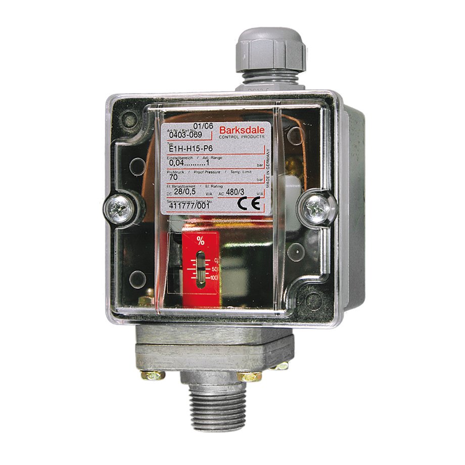 Barksdale E1H-H15, E1H-H90, E1H-H250, E1H-H500, E1H-H-VAC