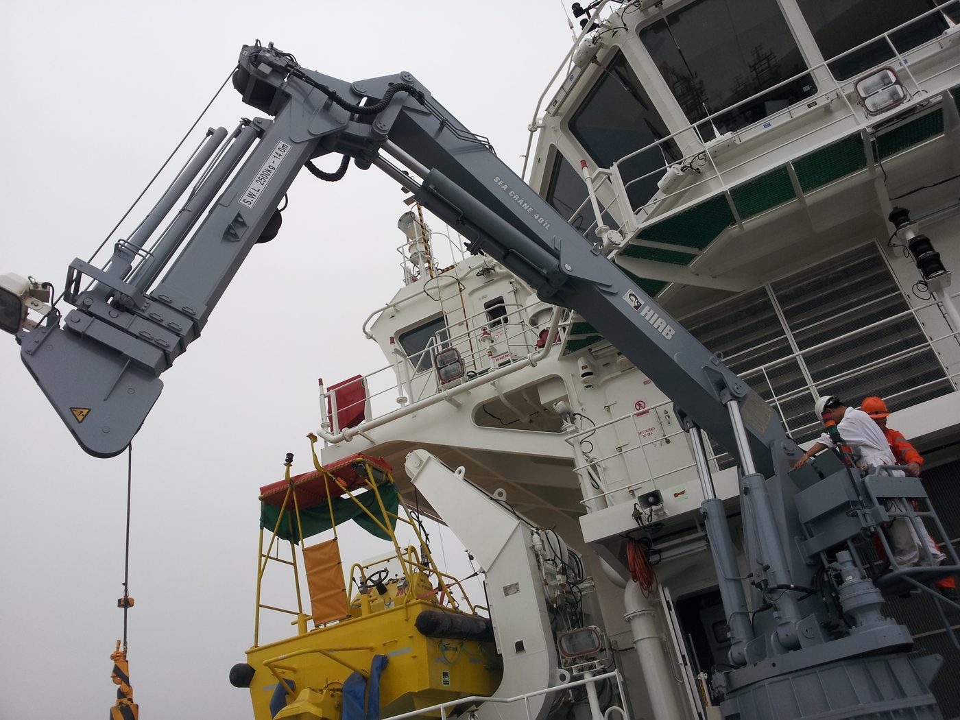 Hiab Marine Sea Crane