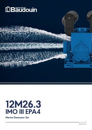 Baudouin 12M26.3 IMO III
