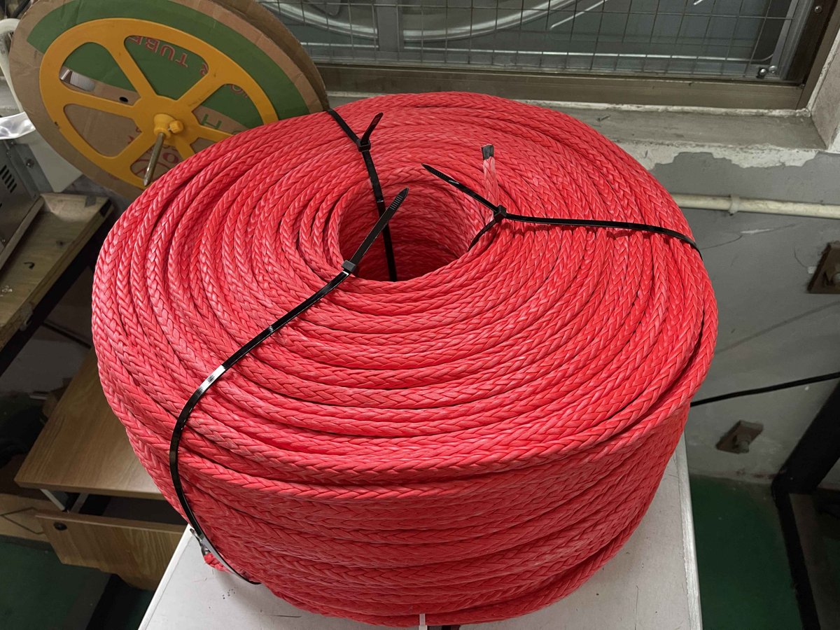 Yancheng Shenli Rope-Making UHMWPE 12-strand braided Mooring Lines, UHMWPE 12-strand double braided Mooring Lines
