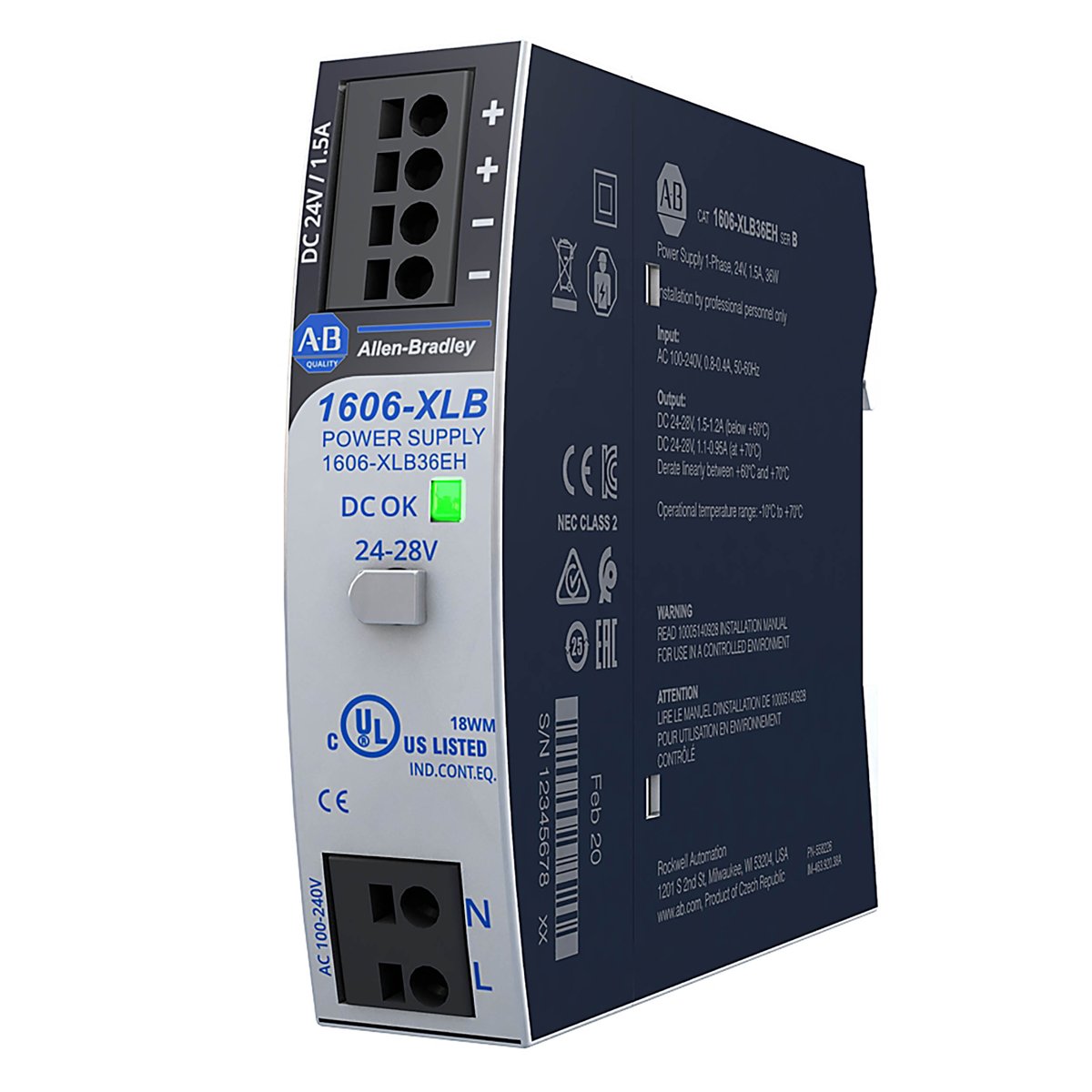 Rockwell Automation Marine 1606-XLB36EH
