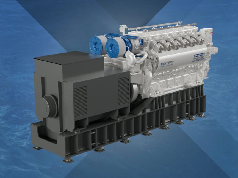 Anglo Belgian BeHydro 12VDZ DF H2 genset