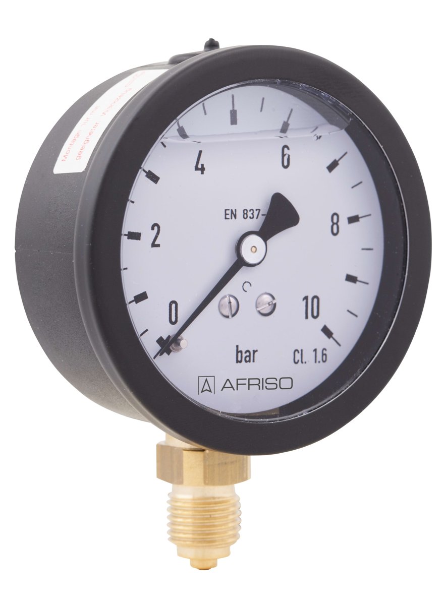 AFRISO Glycerine filled Bourdon tube pressure gauges RF50Gly | 85063601