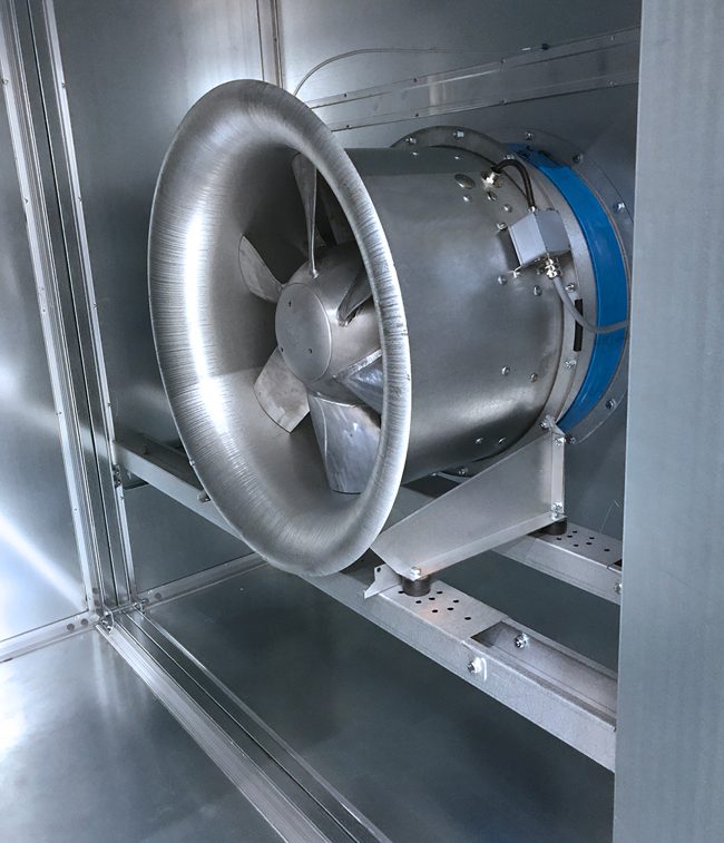 Novenco Marine ZerAx Centrifugal 50000m3h accommodation