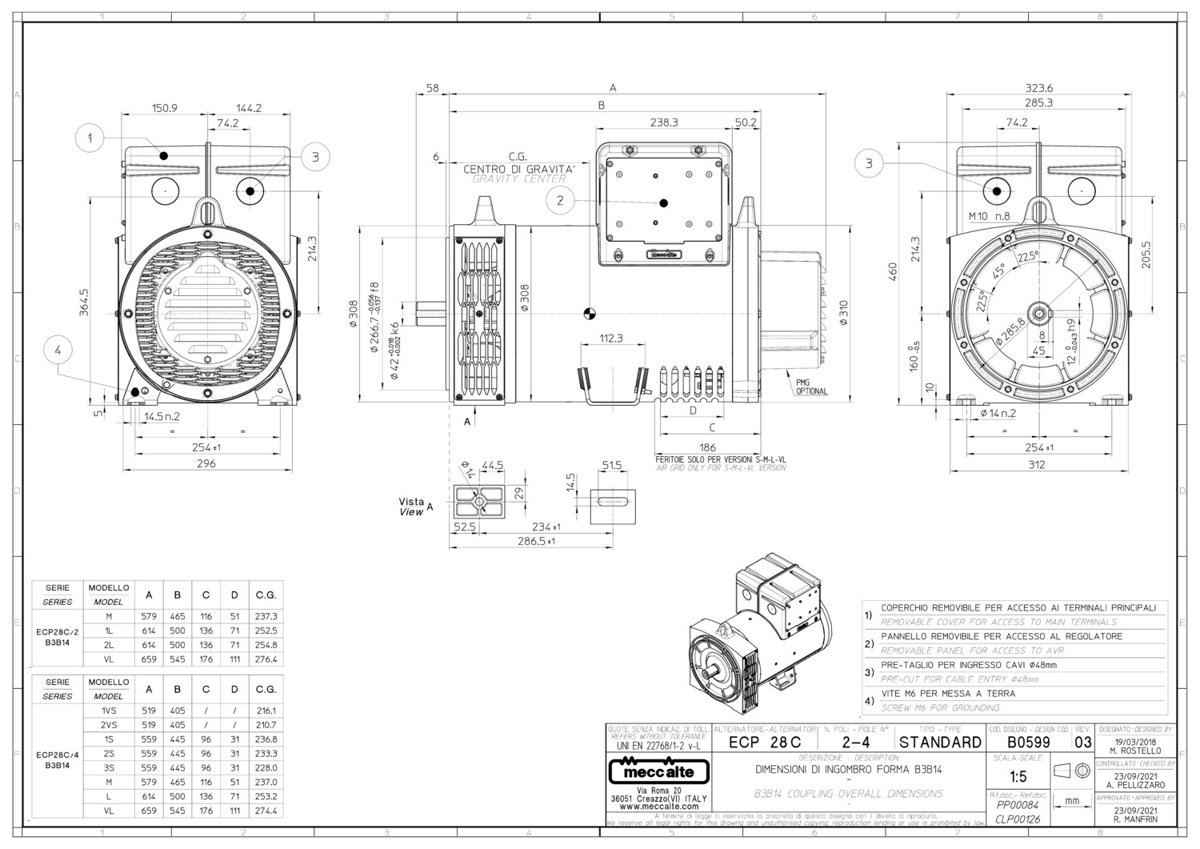 Mecc Alte ECP4 2M4 C
