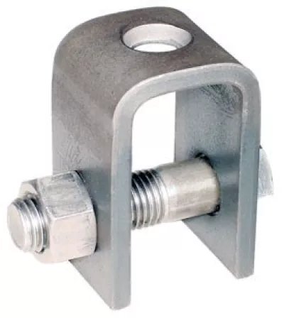 Anvil-Strut AS 806 Two Hole Angle with Impressions on Both Leg
