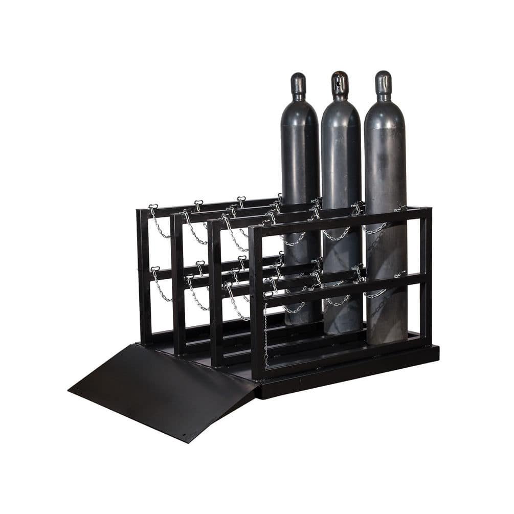 David Ritchie (Implements) 18 cylinder gas rack - JN9046G