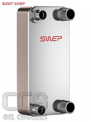 SWEP B200 5000kW Jacket water cooling