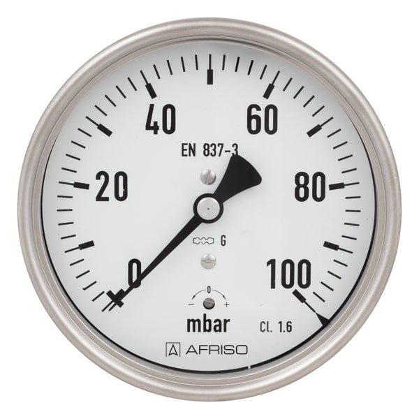 AFRISO Capsule pressure gauges for chemical applications KP63Ch | 35011432