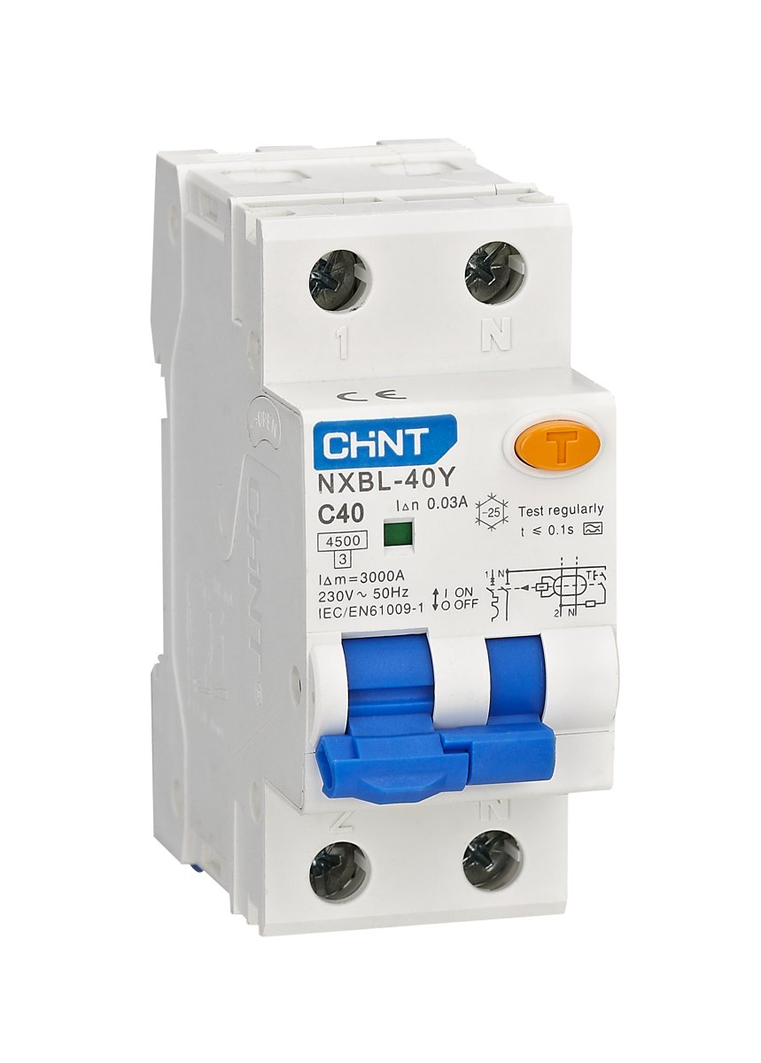 Chint Interruptor Automático NXBL-40Y con Protección por Corriente Residual (magnético)