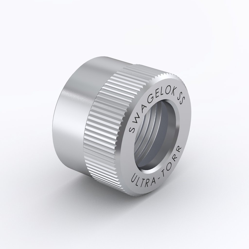 Swagelok 316 Stainless Steel Ultra-Torr Vacuum Fitting, Nut, 1/2 in. Tube OD