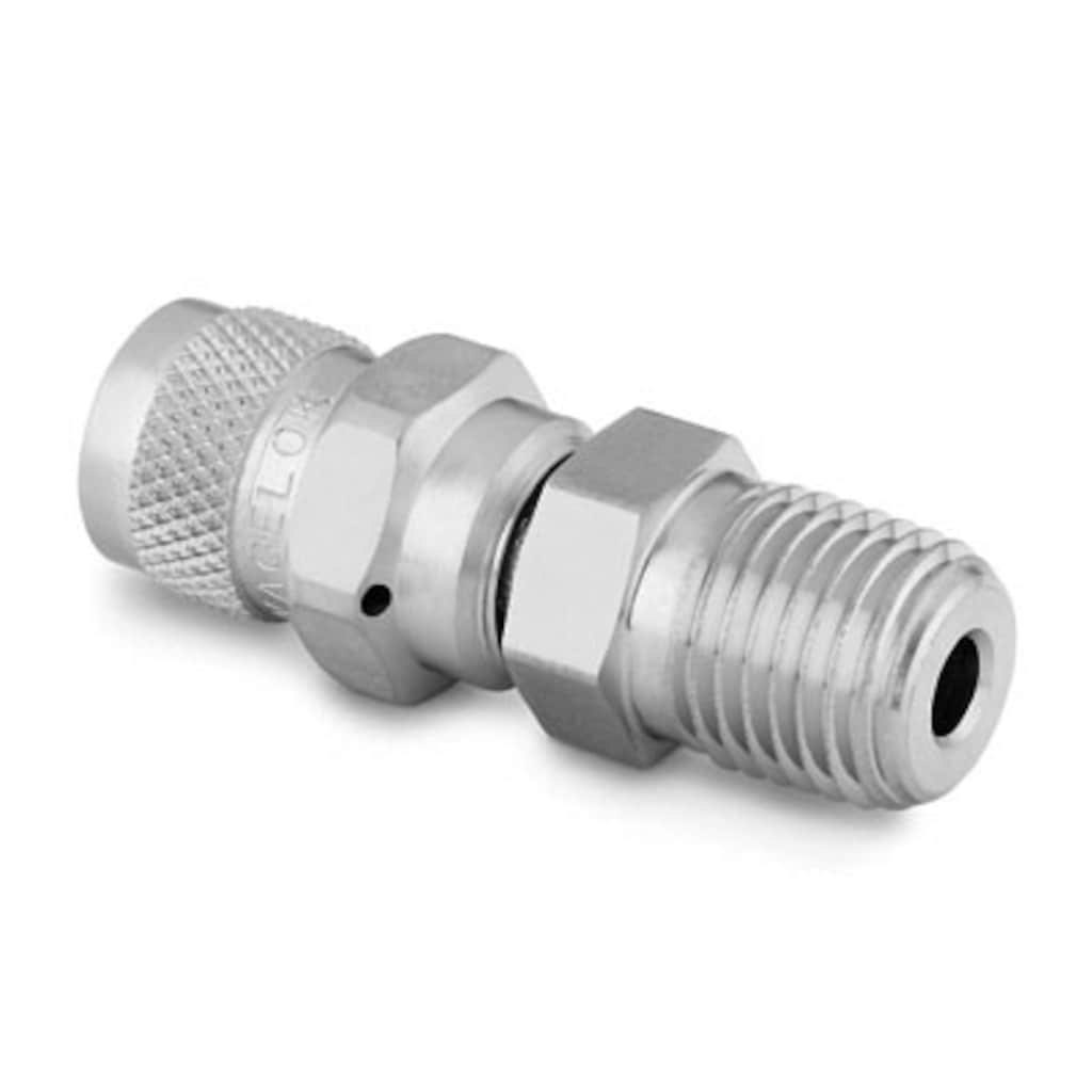 Swagelok 316 Stainless Steel Purge Valve, 1/4 in. MNPT