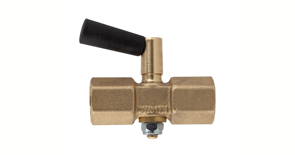 AFRISO Pressure gauge shut-off cock female x female