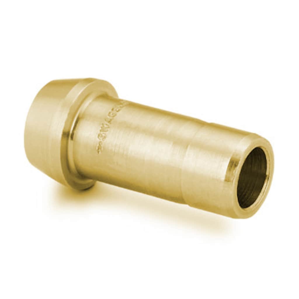 Swagelok Brass Swagelok Tube Fitting, Port Connector, 3/8 in. Tube OD