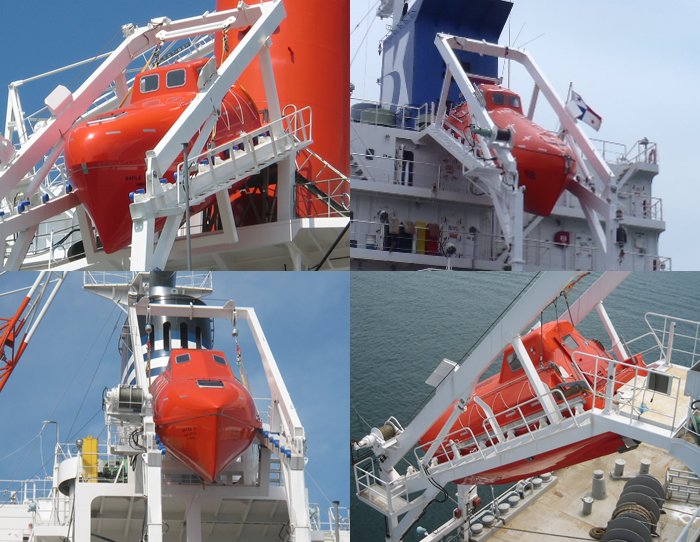 Shigi Shipbuilding Freefall Lifeboat 25P Diesel Inboard-C