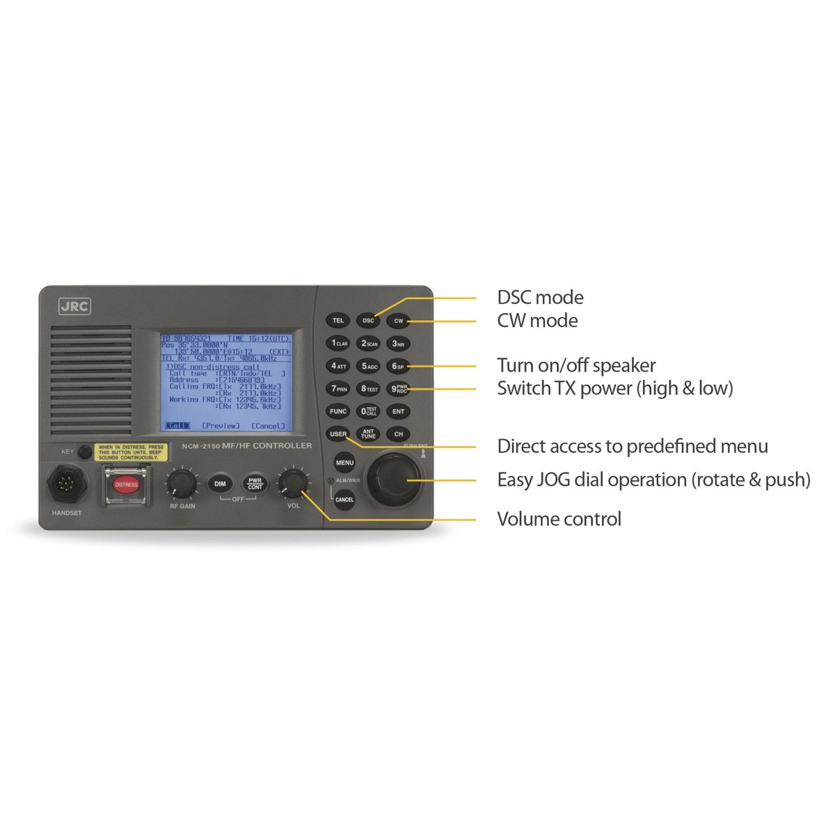 JRC JSS-2250 Backup