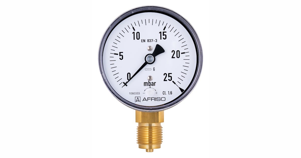 AFRISO Standard capsule pressure gauges KP80 | 35074301