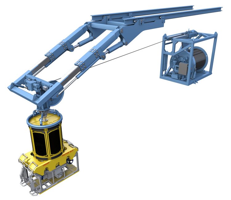 Kongsberg Maritime Launch And Recovery Systems For Rov Lars