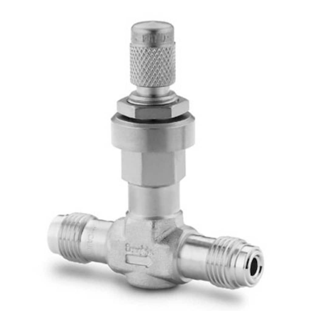 Swagelok Stainless Steel Medium Flow Metering Valve, 1/4 in. Male Swagelok VCR Metal Gasket Face Seal Fitting