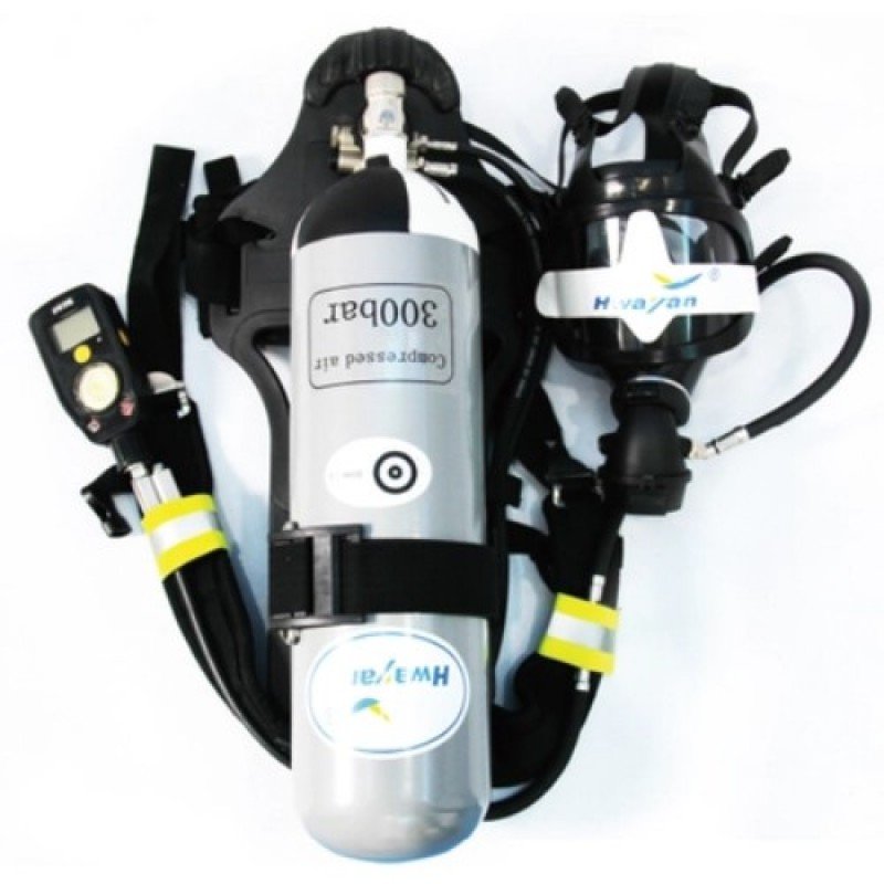 Jiangsu Huayan Marine Equipment HWAYAN/RHZK 6/30-W and HWAYAN/RHZK 6.8/30-W positive pressure fire-fighting air respirator with full face mask