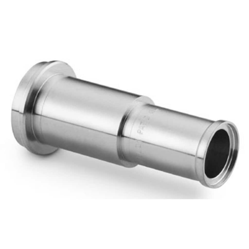 Swagelok 316L Stainless Steel VCR Fitting, Long Automatic Tube Butt Weld Gland, 1/4 in. VCR x 1/4 x 0.035 in. TBW, 0.75 in. (19.1 mm) Ext