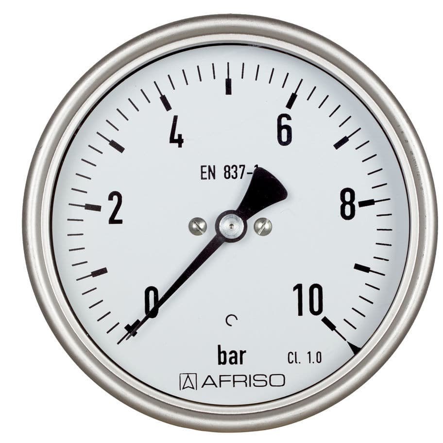AFRISO Bourdon tube pressure gauges for industrial applications RF100I IK2 | 87775401
