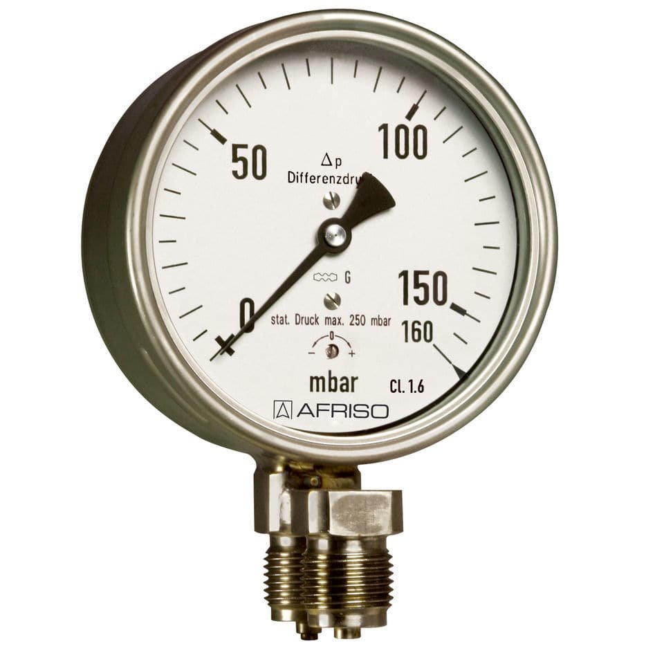 AFRISO Standard capsule pressure gauges KP100Dif | 35565401