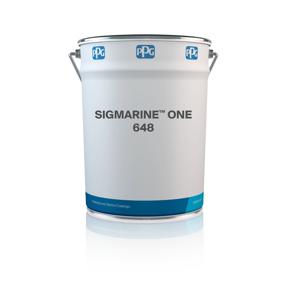 PPG Coatings Europe SIGMACOVER 380 @ 125 micron + SIGMARINE ONE 648 @ 2 x 40 micron