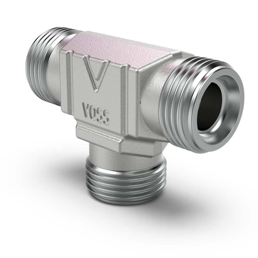 VOSS Fluid 24° DKO taper couplings made of carbon steel and stainless steel