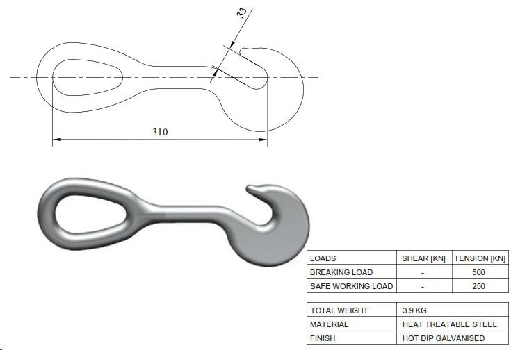 Yixing Boen Enterprises Lashing bar LB-2S, Lashing bar LB-3S, Lashing bar LB-3V-1