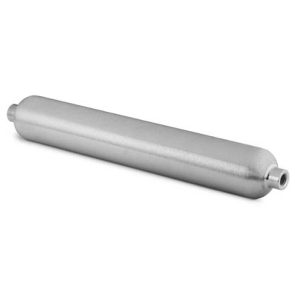 Swagelok Cilindro de Toma de Muestras de Acero Inoxidable 316L DOT, con Dos Conexiones, 1/4 pulg. NPT hembra, 300 cm3, 1800 psig (124 bar) con Recubrimiento de Sulfinert