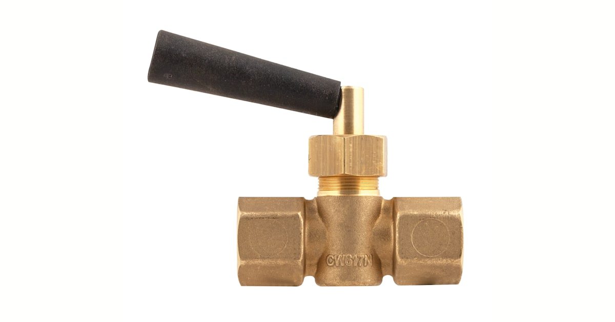 AFRISO pressure gauge shut-off cock with sealing gland | 63006