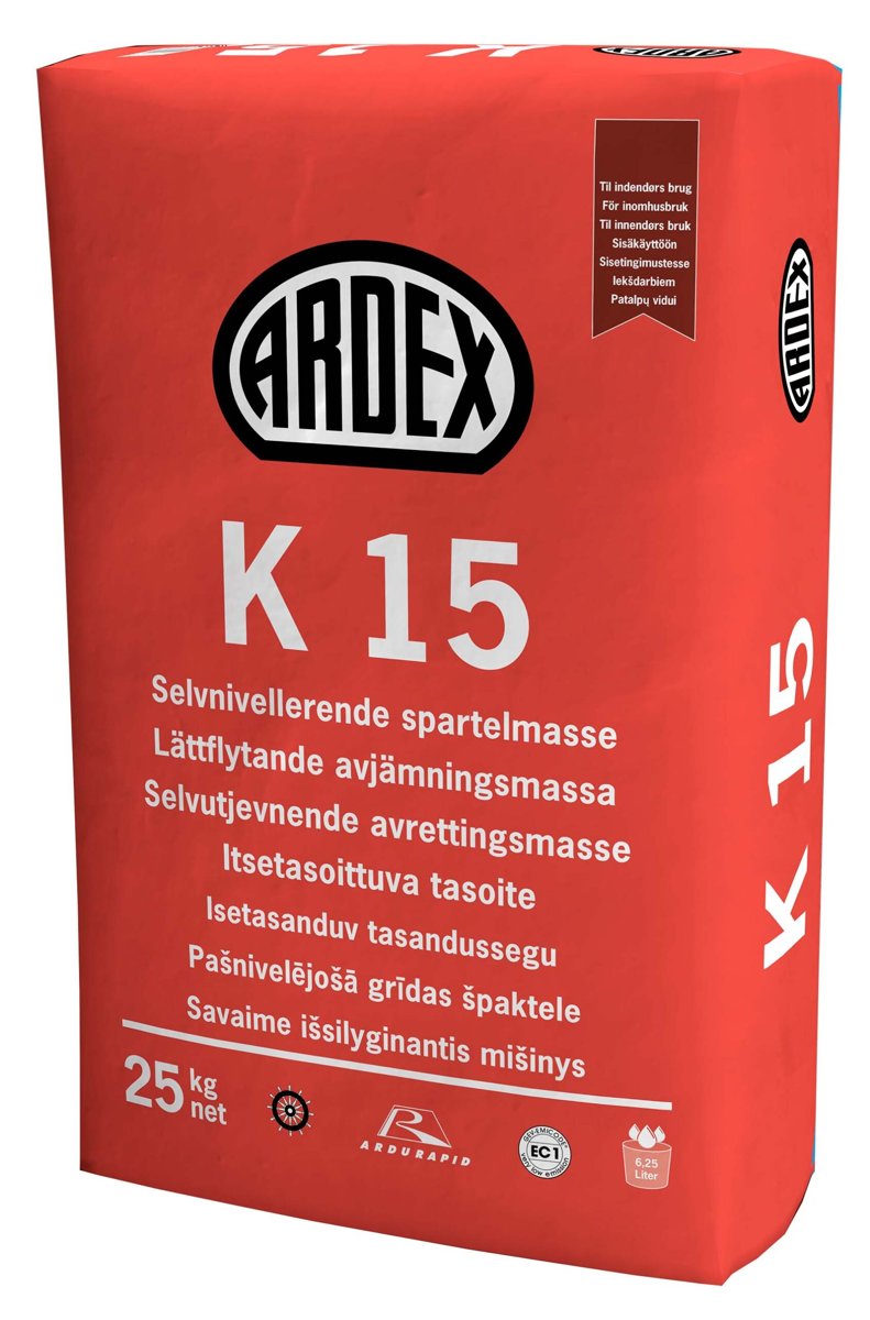 ARDEX Skandinavia K 15 + E25 / Ardex K 15 Ny + E25 / Ardex K 15 DR + E25