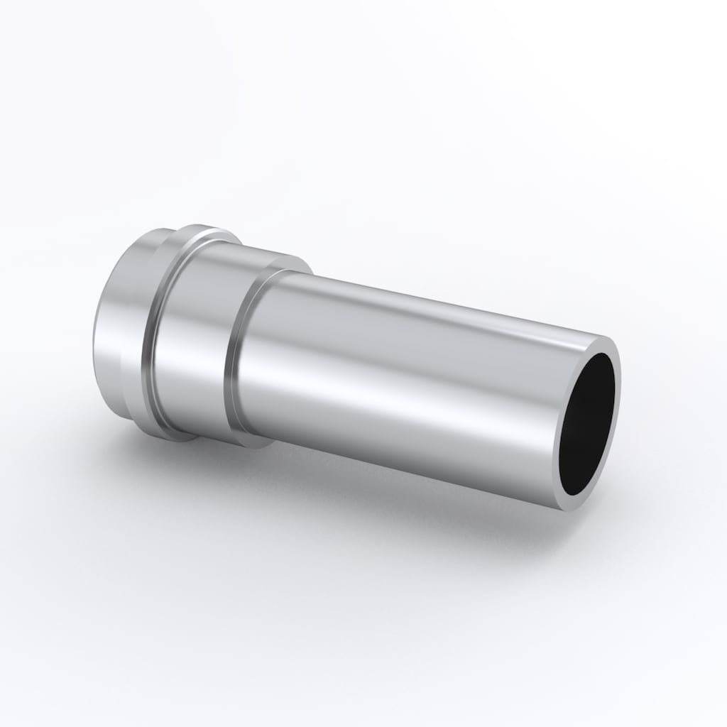 Swagelok 316L VAR High Flow VCR Fitting, Short TBW Gland, 1/4 in. HVCR x 3/8 x 0.035 in. TBW, 0.75 in. (19.1 mm) Ext