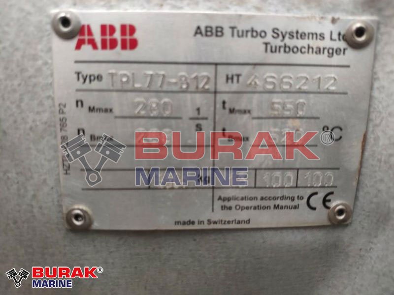 ABB Turbocharging TPL77B12